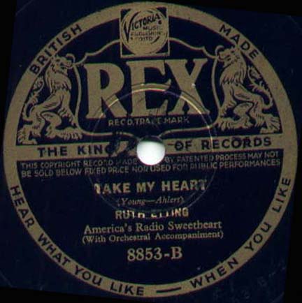 78-Take My Heart - Rex 8853-B